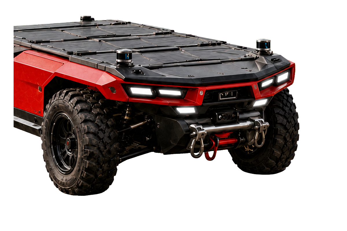 K4-P500传感器、照明与前部机械结构细节